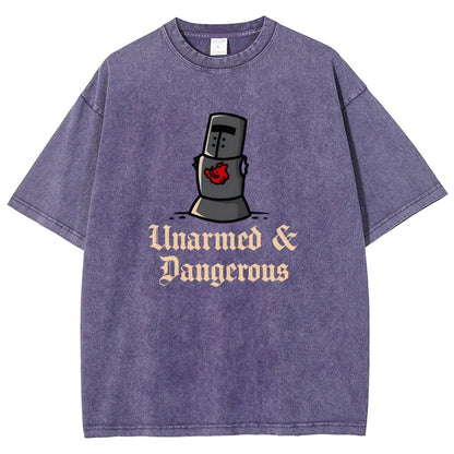 Unarmed And Dangerous Vintage Distressed T-shirt