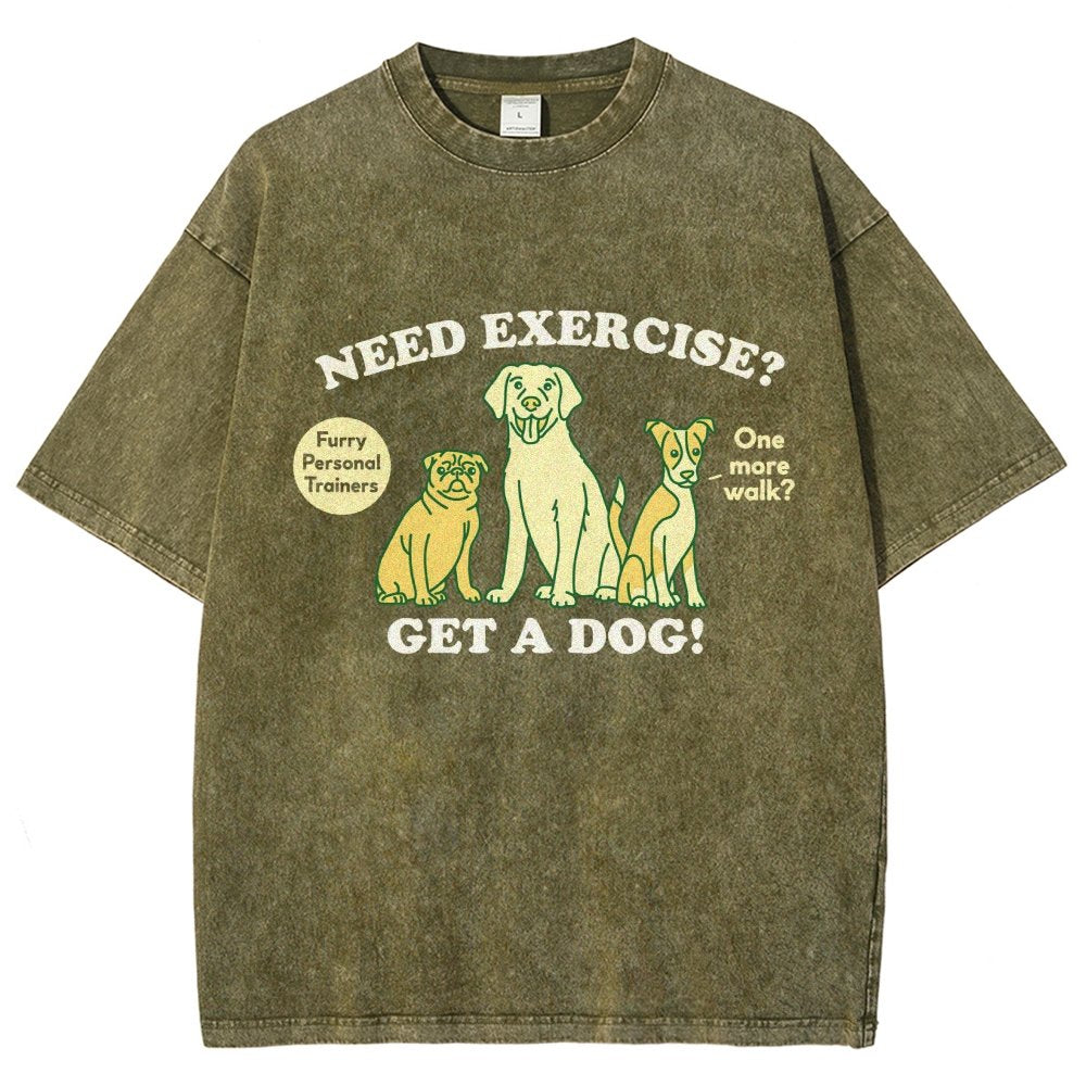 My Dog is My Personal Trainer Vintage Distressed T-shirt