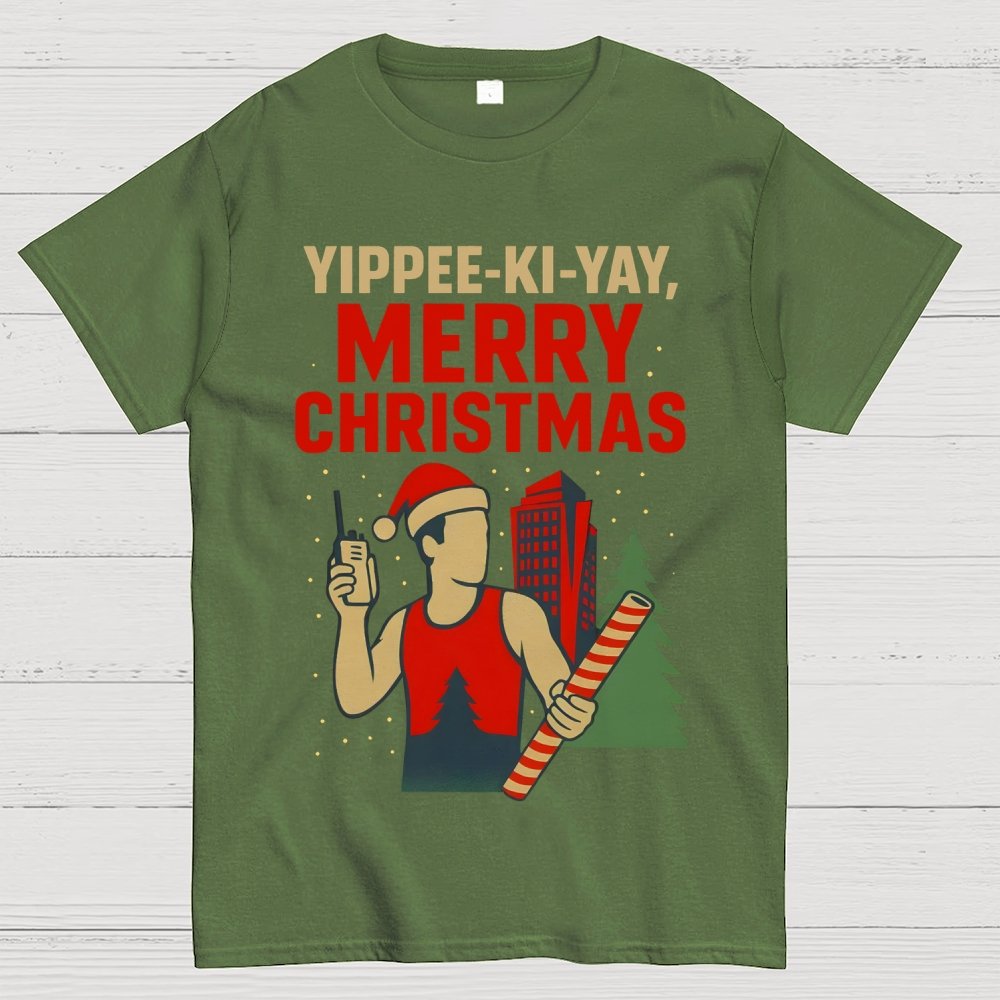 Yippee-Ki-Yay Merry Christmas Geek T-Shirt
