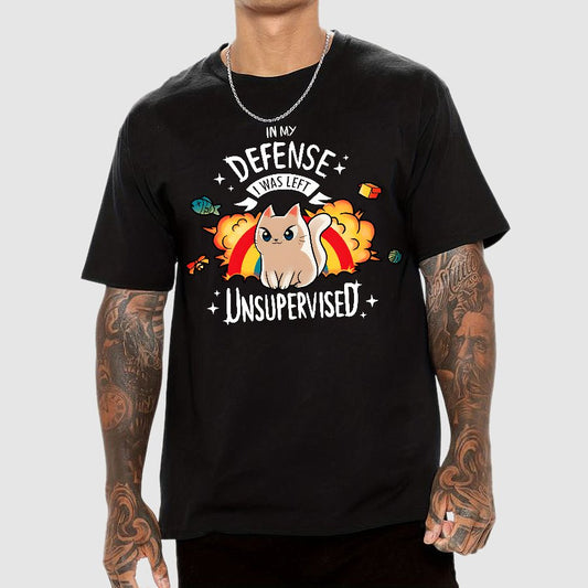 I Was Left Unsupervised Geek T-Shirt