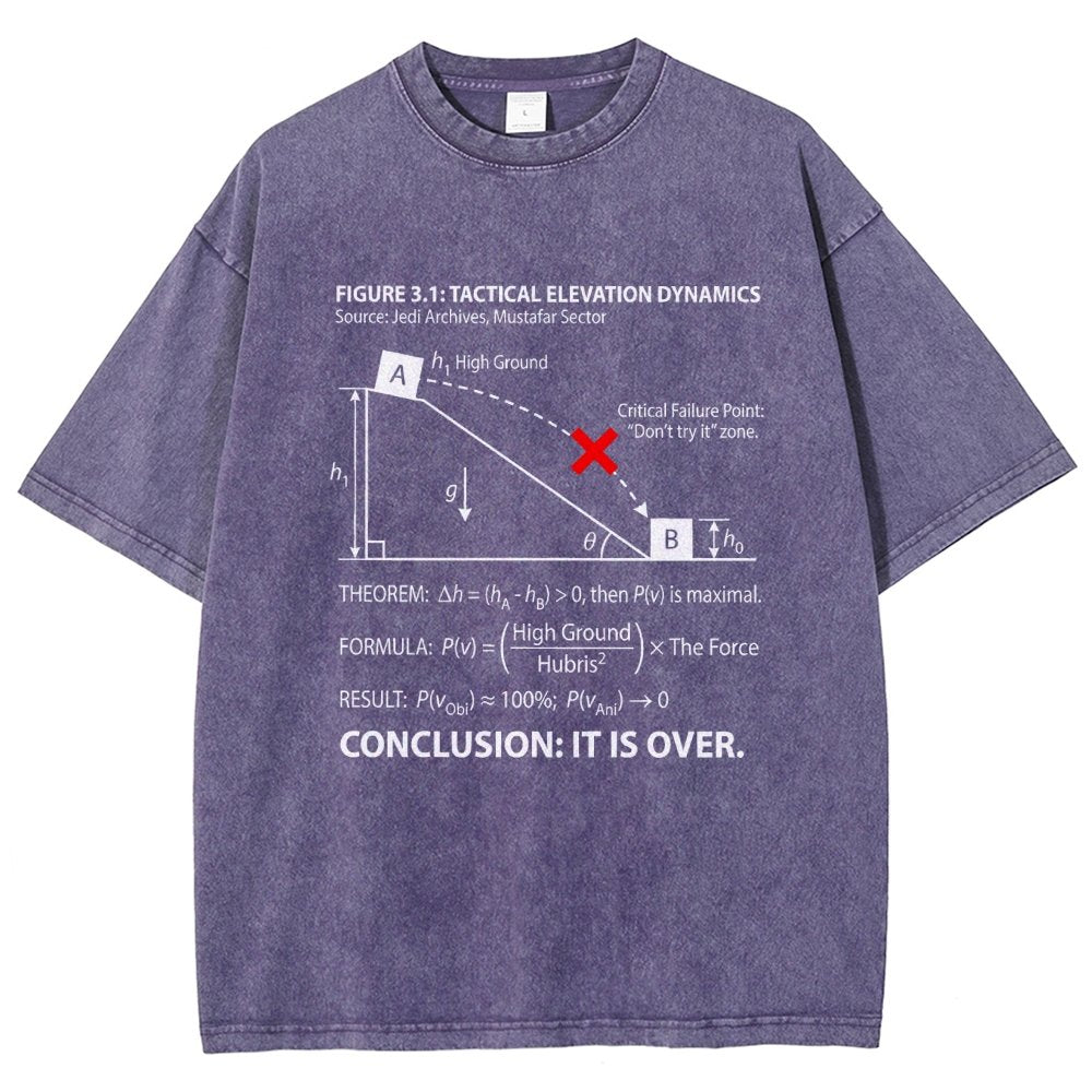 It Is Over Art Print Vintage Distressed T-shirt
