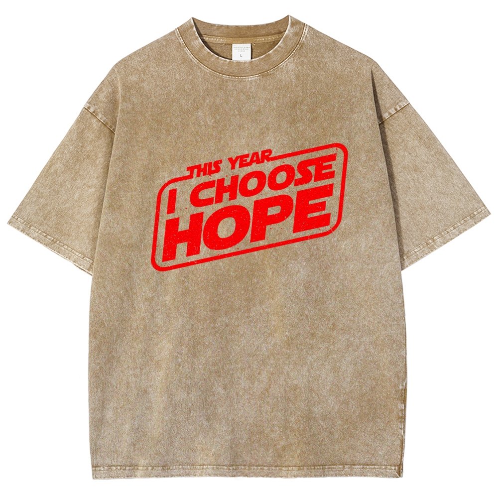 I Choose Hope Vintage Distressed T-shirt