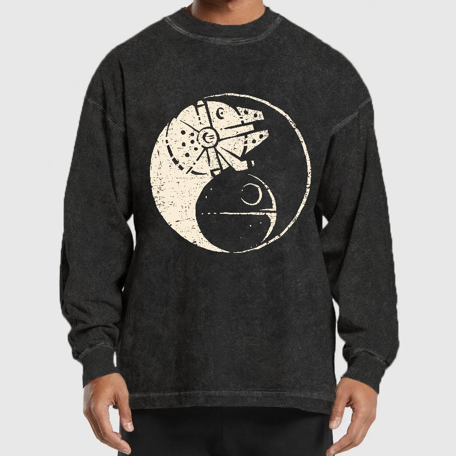 Balancing The Power Washed Long Sleeve Tee