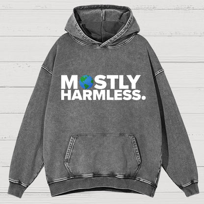 Mostly Harmless Vintage Distressed Hoodie