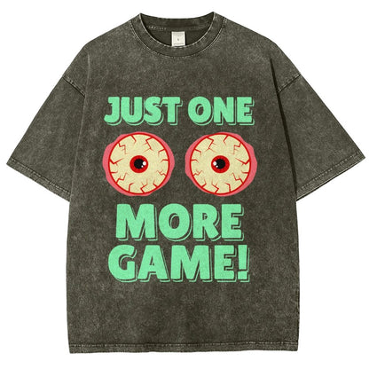 One More Game  Vintage Distressed T-shirt