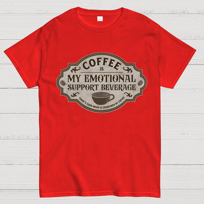 My Emotional Support Beverage Geek T-Shirt