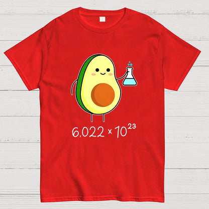 Avogadro's Number Pun. Cute Avocado Chemist Geek T-Shirt