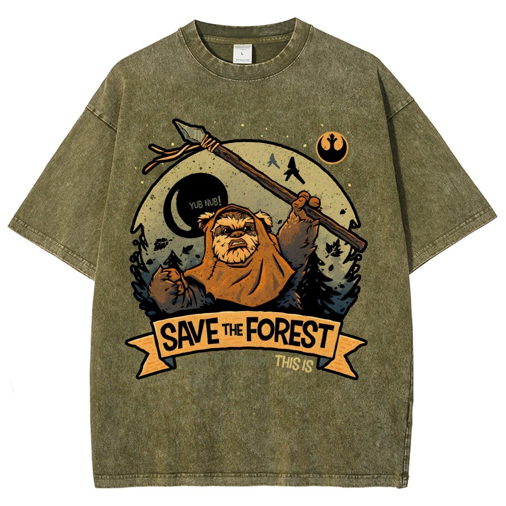 Save The Mystic Grove Vintage Distressed T-shirt