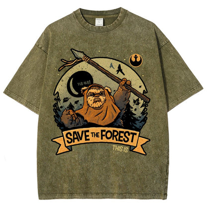 Save The Mystic Grove Vintage Distressed T-shirt