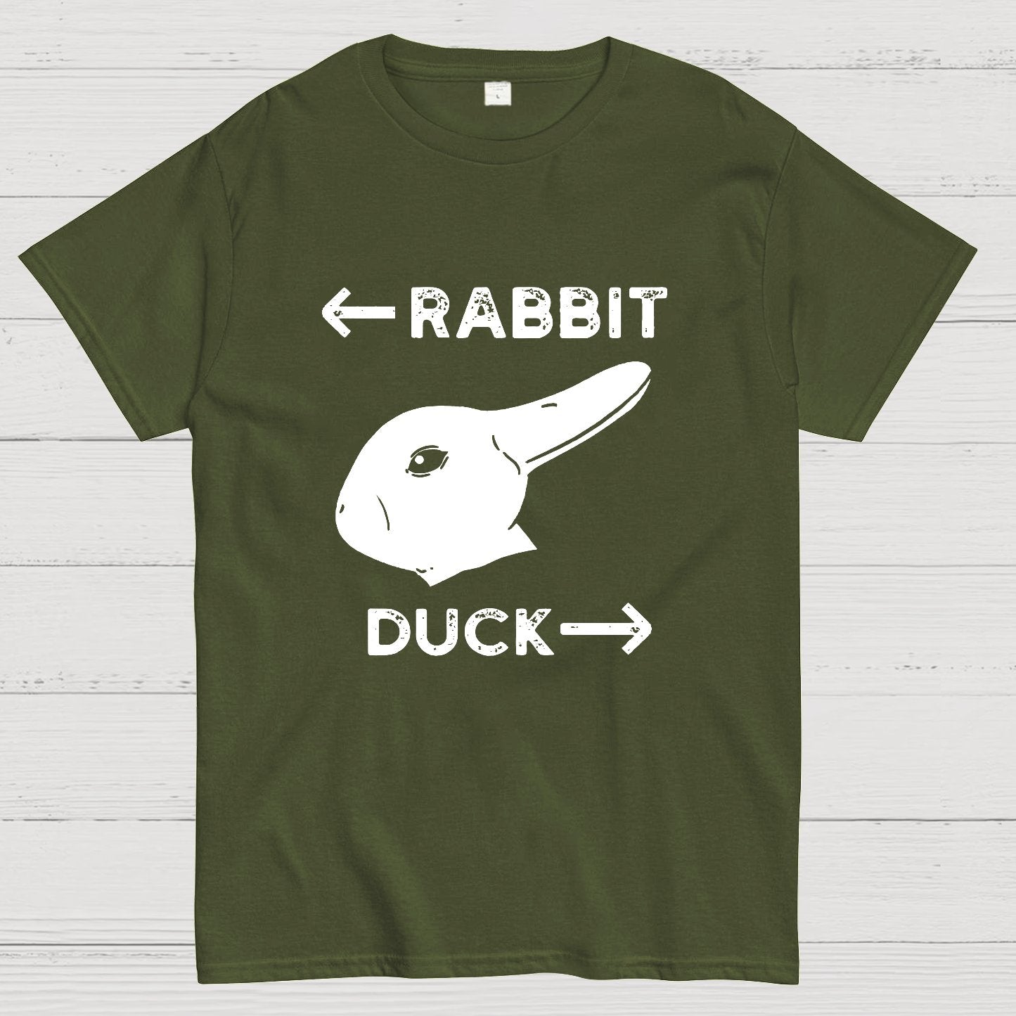 Wittgensteins Rabbit Duck Geeky T-Shirt