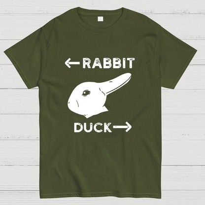 Wittgensteins Rabbit Duck Geeky T-Shirt