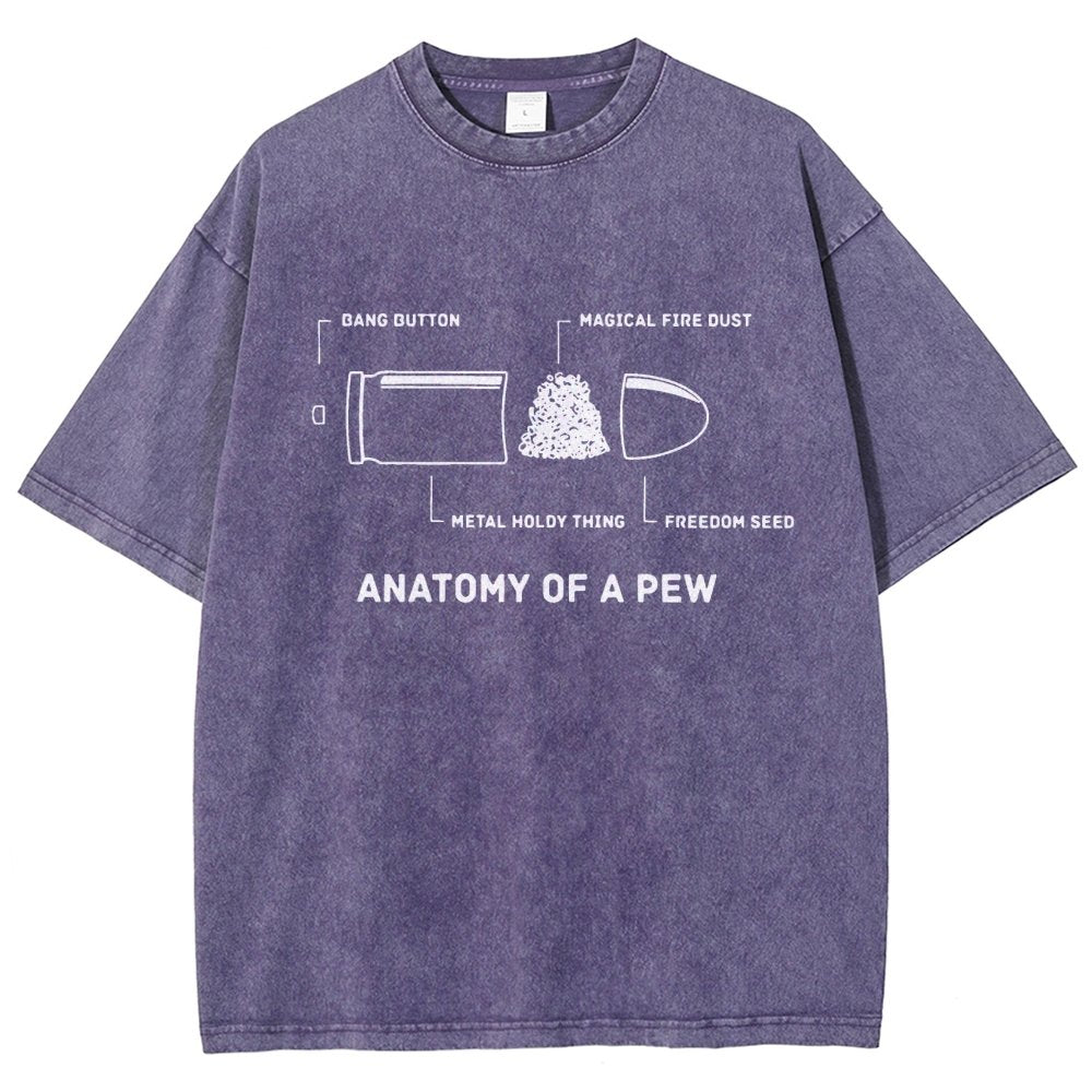 Anatomy Of A Pew2 Vintage Distressed T-shirt