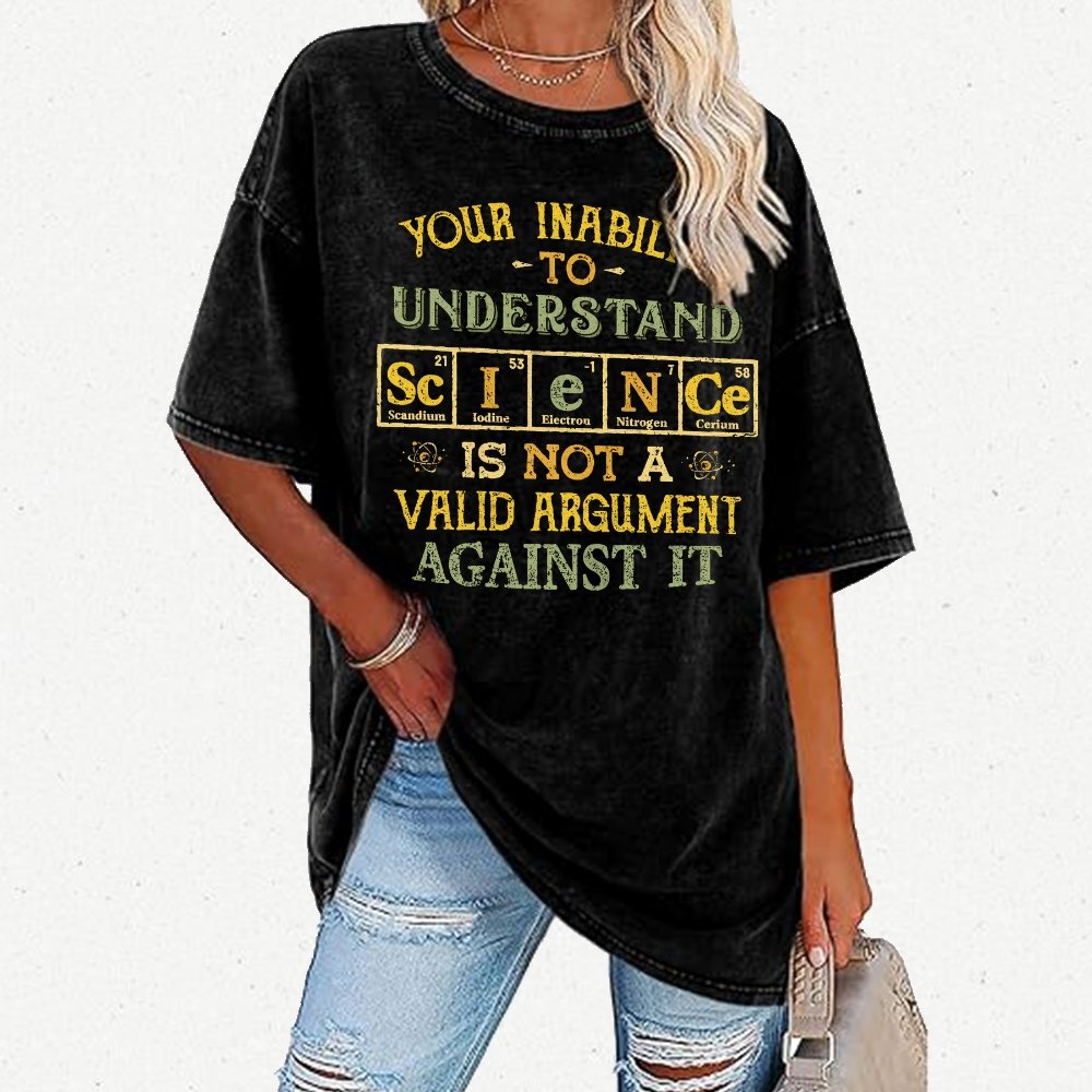 Understanding Science Vintage Distressed T-shirt