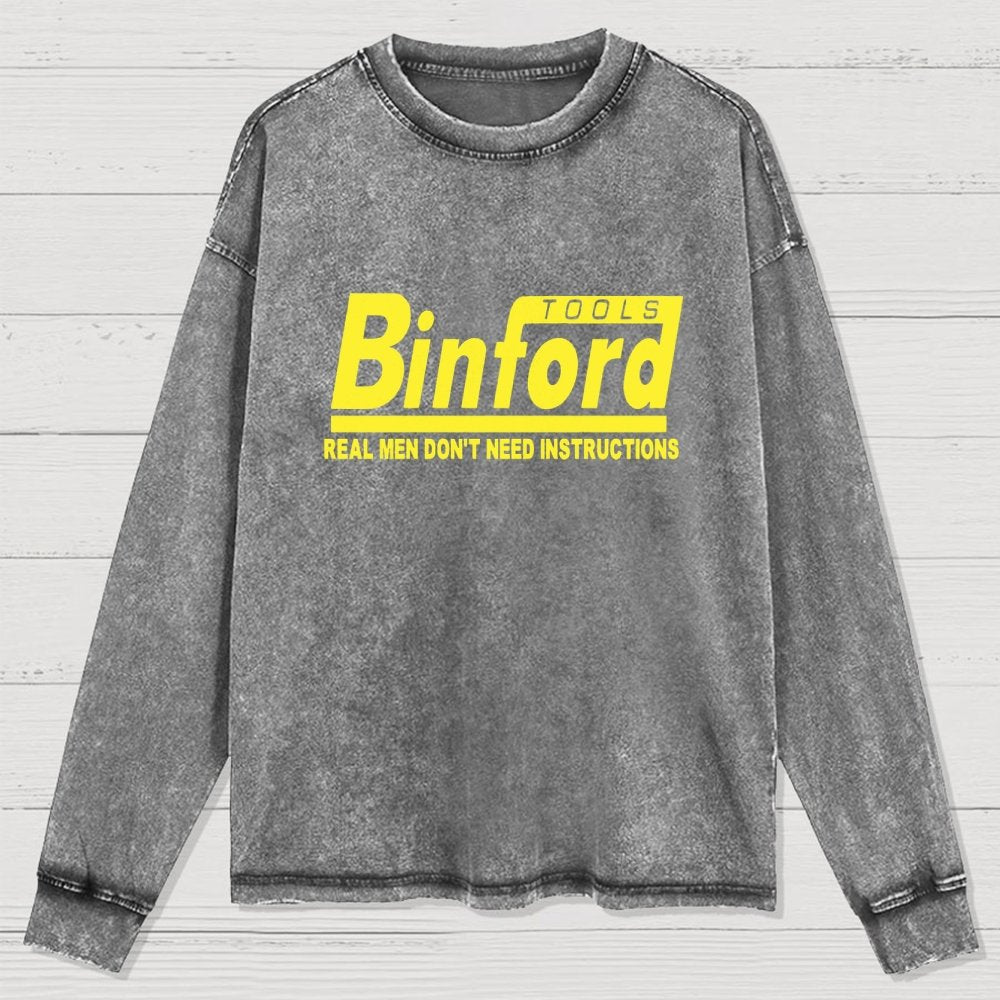 Generic Tools Time Washed Long Sleeve Tee