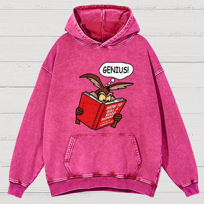 Genius Plan Vintage Distressed Hoodie