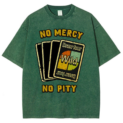 No Mercy No Pity Vintage Distressed T-shirt