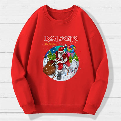 Iron Santa Geek Cotton Sweatshirt