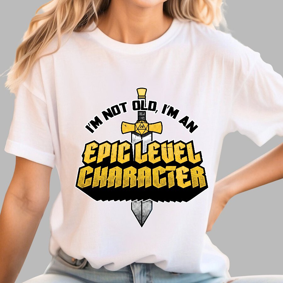 Epic Level Character Geek T-Shirt