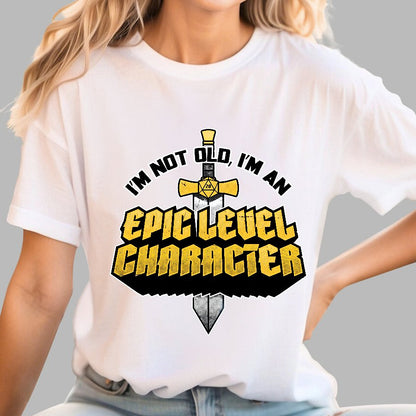 Epic Level Character Geek T-Shirt
