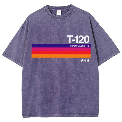 Dusk Video Cassette VHS Vintage Distressed T-shirt