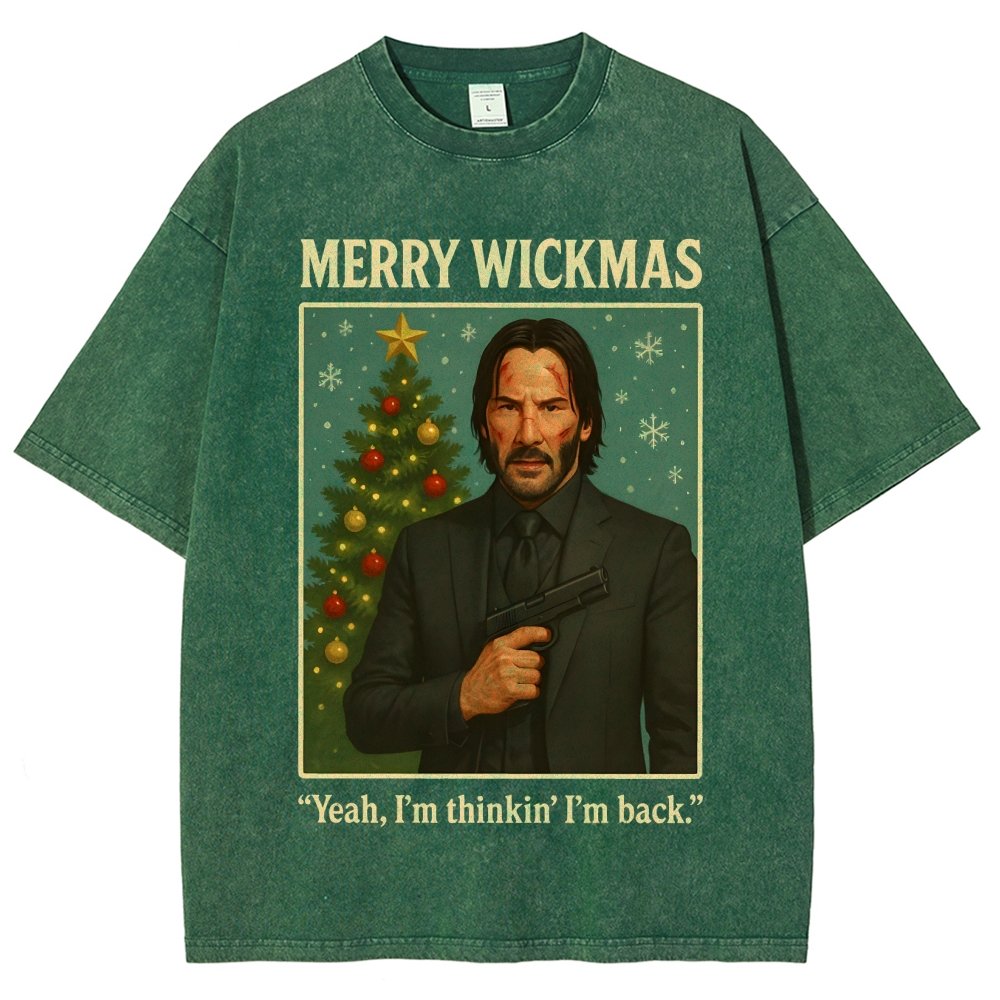 Merry Christmas Yeah, I'm Thinkin' I'm Back!  Vintage Distressed T-shirt