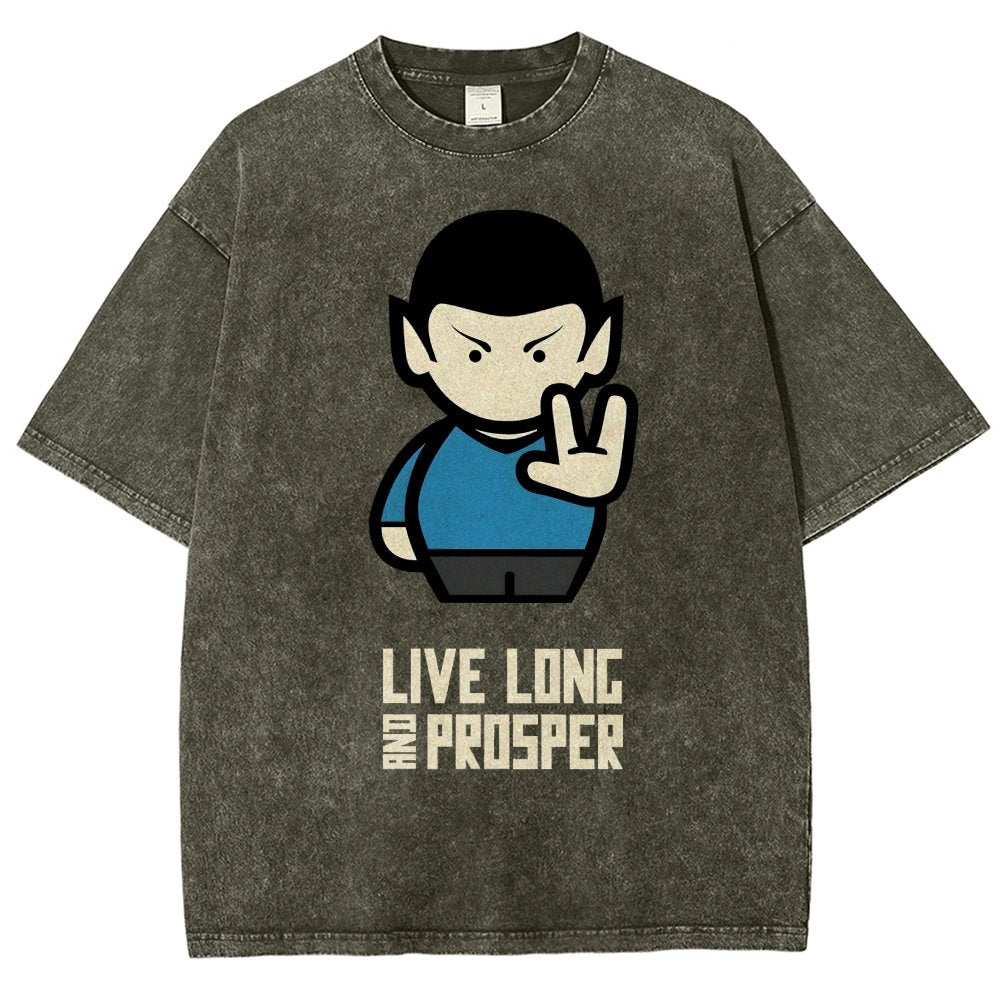 Live Long Vintage Distressed T-shirt
