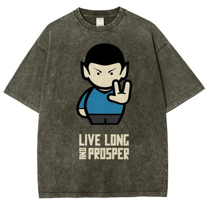 Live Long Vintage Distressed T-shirt