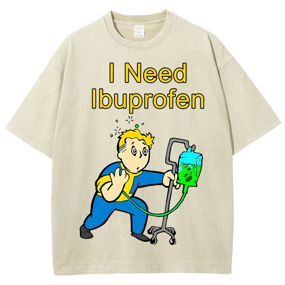 I Need One More Ibuprofen Vintage Distressed T-shirt
