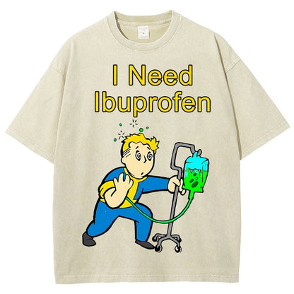 I Need One More Ibuprofen Vintage Distressed T-shirt
