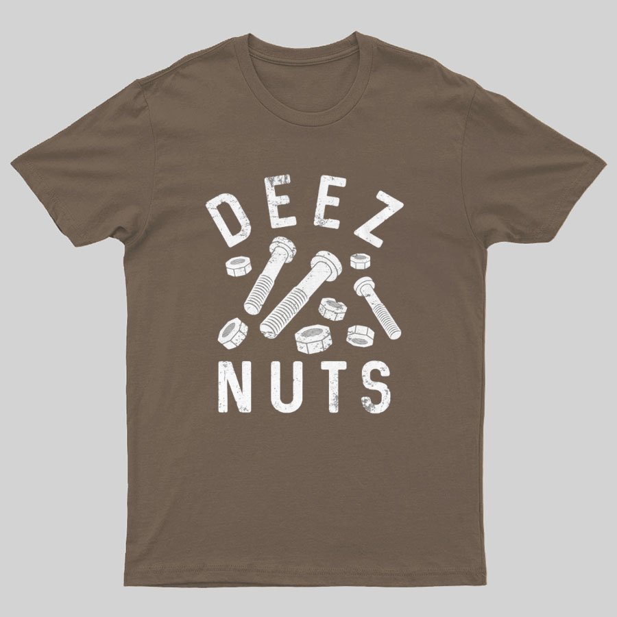 Deez Nuts and Bolts Funny Geek T-Shirt
