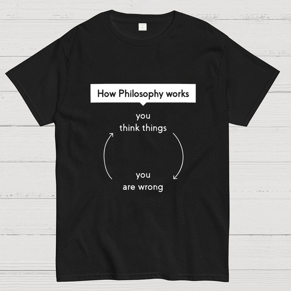 How Philosophy works Geek T-Shirt