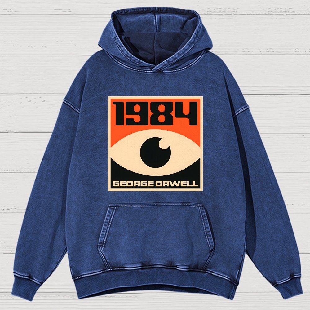 1984 Vintage Distressed Hoodie