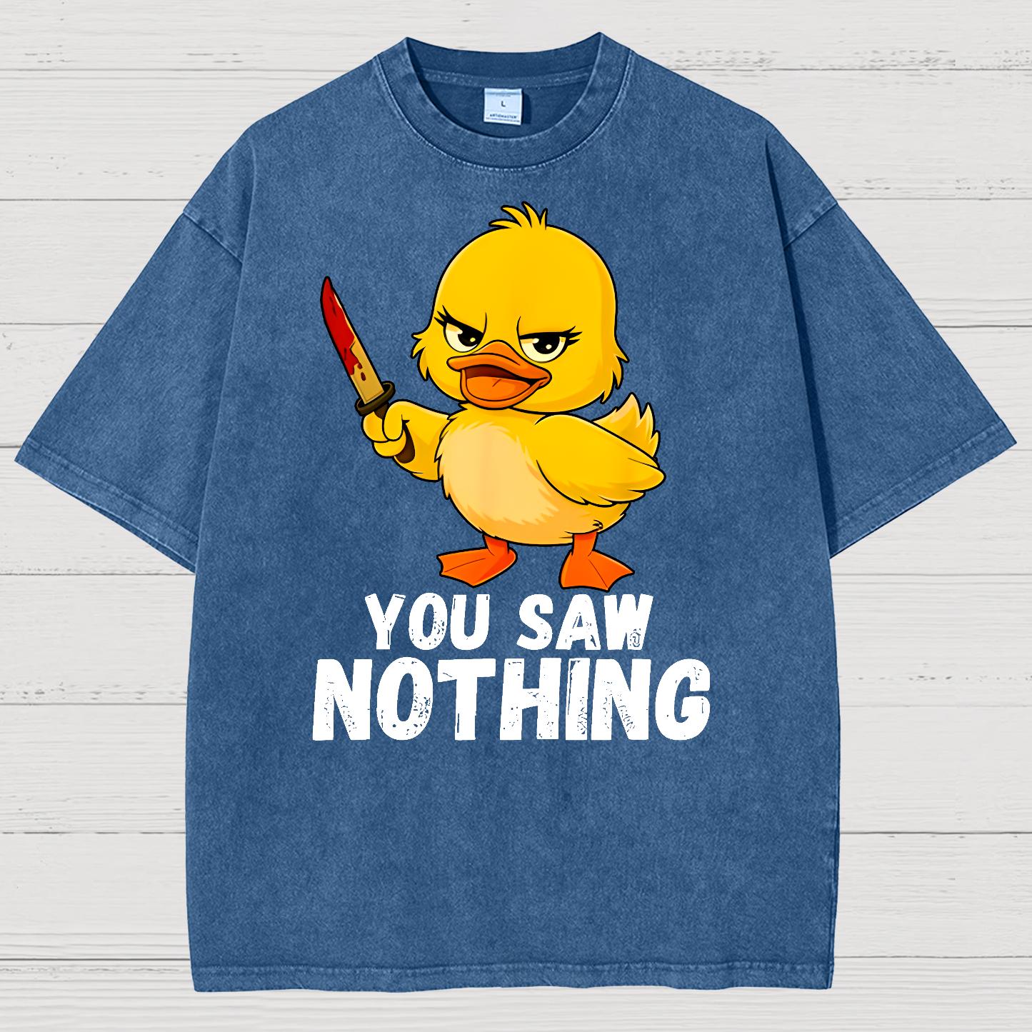 You Saw Nothing Vintage Distressed T-shirt