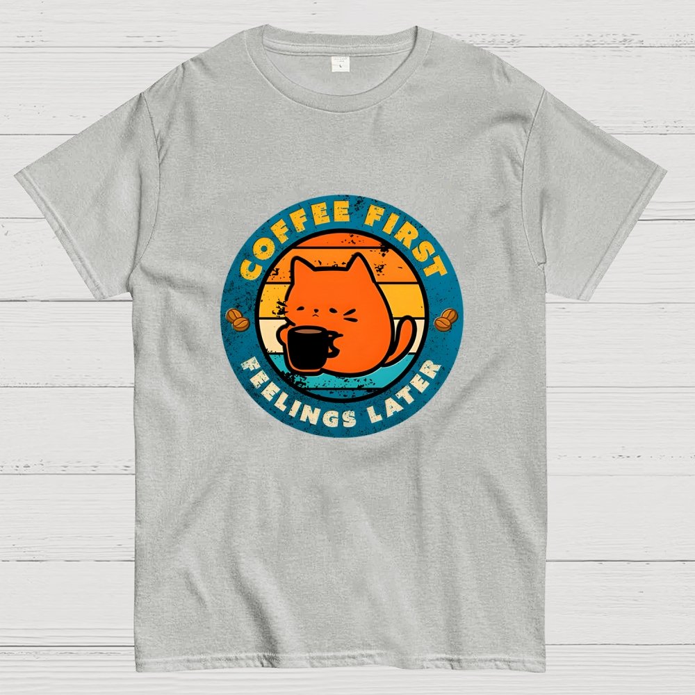 Coffee And Then Feelings Geek T-Shirt