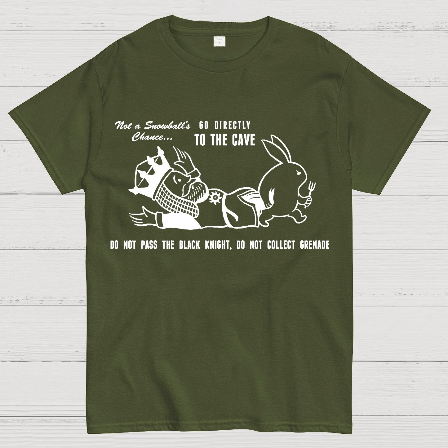 Go To The Cave Do Not Laugh Geek T-Shirt