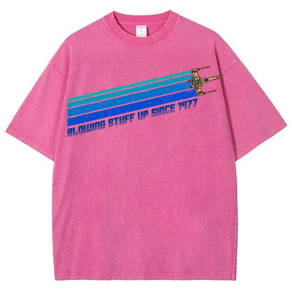 Blowing Stuff Up Since 1977 Vintage Distressed T-shirt