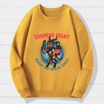 Krampus Night Geek Cotton Sweatshirt