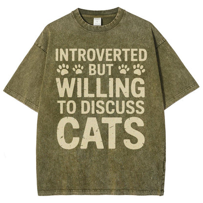Introverted Vintage Distressed T-shirt