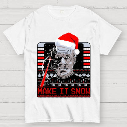 Make it snow Geek T-Shirt