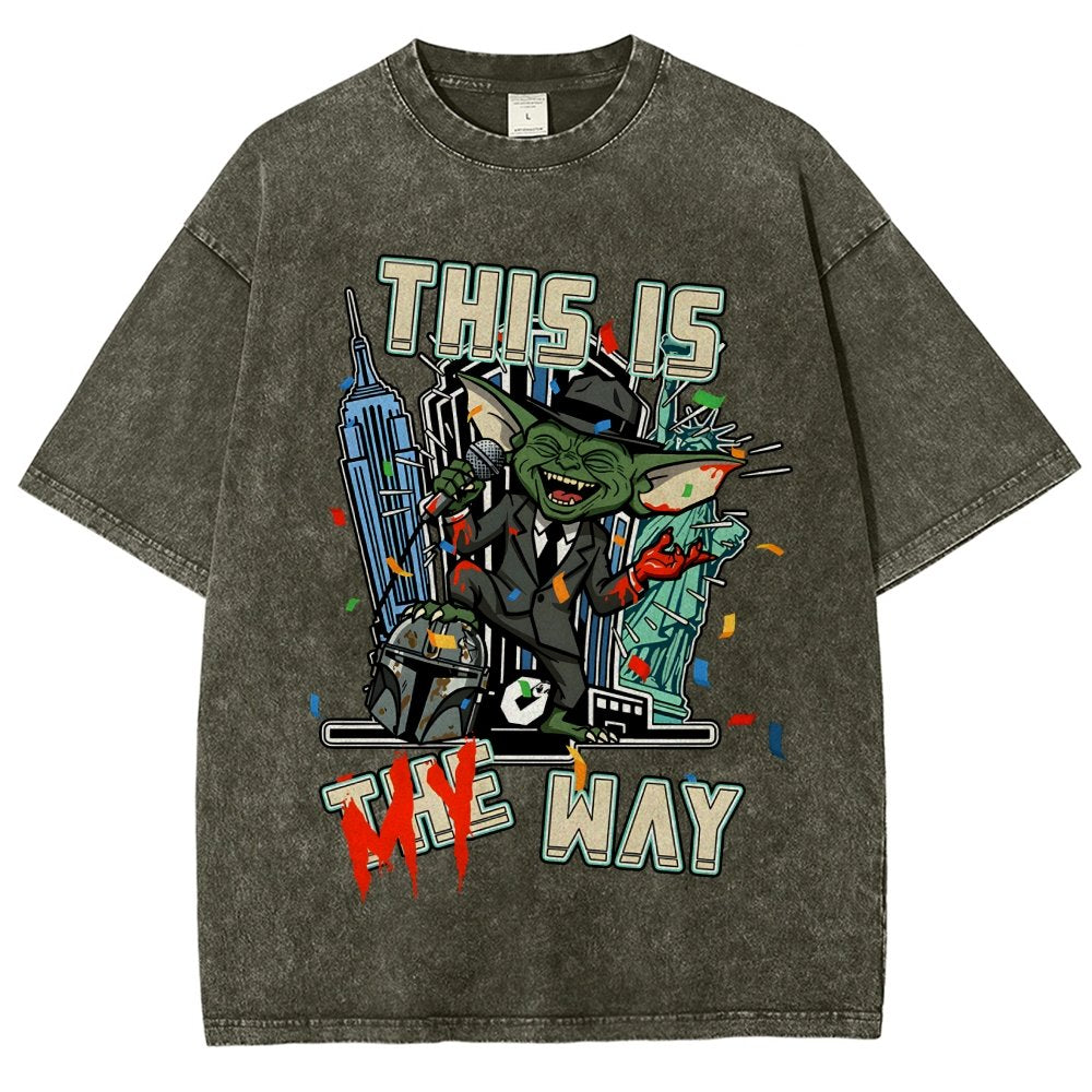 My WAY Vintage Distressed T-shirt