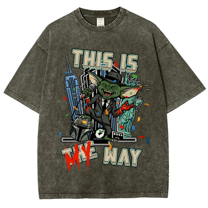 My WAY Vintage Distressed T-shirt