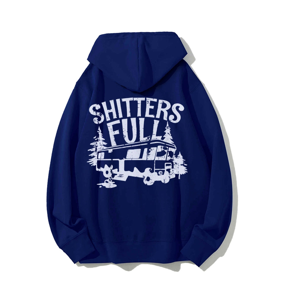 Shitters Full Printed Back Unisex Cotton Hoodie