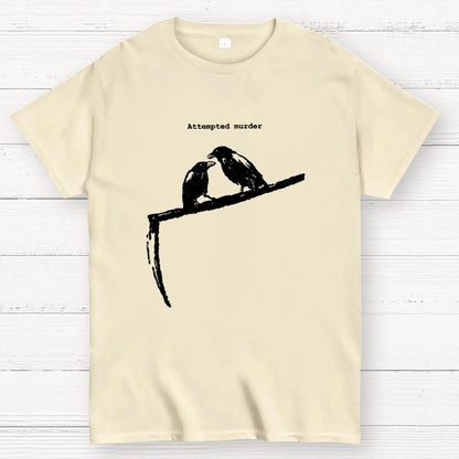 Crow Scythe Attempted Murder Geek T-Shirt