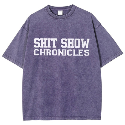 Shit Show Chronicles Vintage Distressed T-shirt