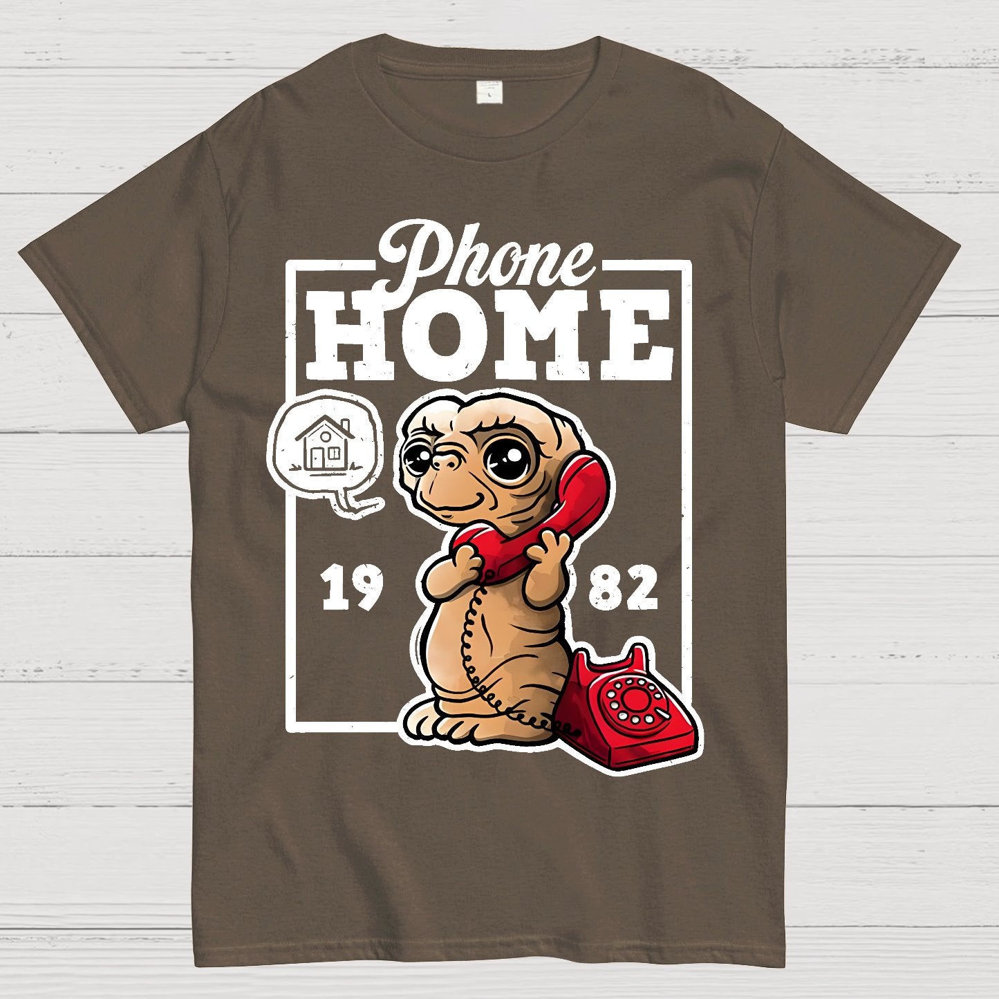 Cute Phone Home Geek T-Shirt