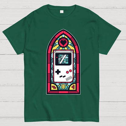 8bit Stained Glass Geek T-Shirt