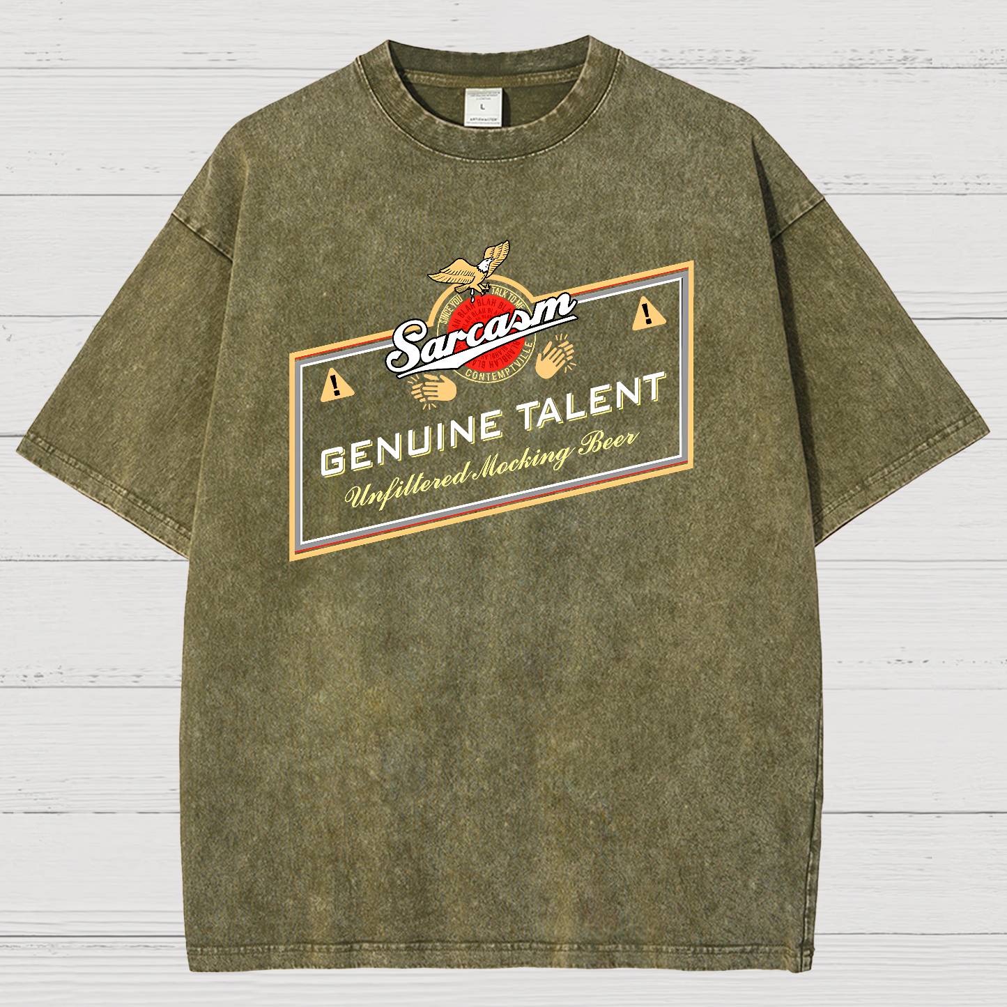 Sarcasm Genuine Talent Vintage Distressed T-shirt