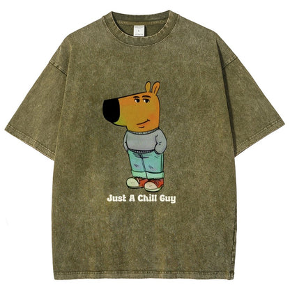 I'm Just A Chill Guy Vintage Distressed T-shirt