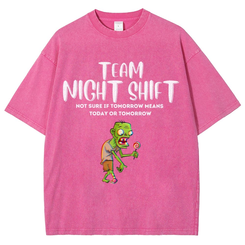 Night Shift Team! Vintage Distressed T-shirt