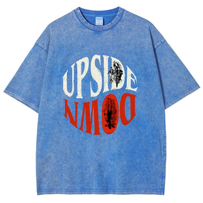 Upside Down Vintage Distressed T-shirt